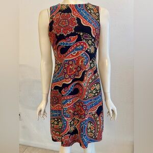 Tommy Hilfiger Multicolor Paisley Midi Dress